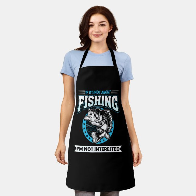 Funny fishing apron (Worn)