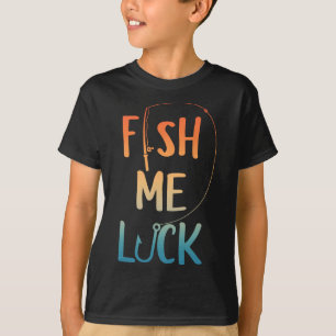 Funny Fishing Art For Men Boys Kids Fisherman Boat T-Shirt