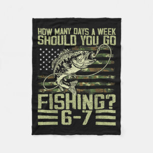 Funny Fishing Boy Teens Kid Camouflage Usa Flag B Fleece Blanket