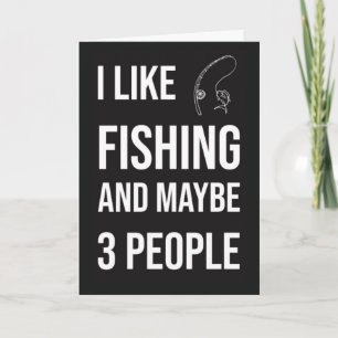 Funny Fishing Cards Husband Boyfriend Humor Fisher