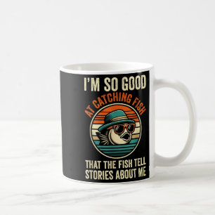 Funny Fishing Catching Fish Vintage Fisherman B Gr Coffee Mug
