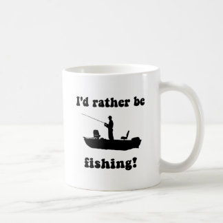 Funny fishing coffee mug