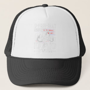 Funny Fishing Dad Fisherman Best Dad Ever Fish Man Trucker Hat