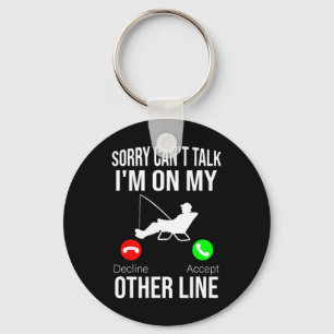 Funny Fishing Dad Men Funny Reel Cool Fish B Fishi Keychain
