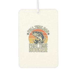 Funny Fishing Dad Vintage Bass Shirt Design (2)_1 Air Freshener