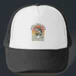 Funny Fishing Dad Vintage Bass Shirt Design (2)_1 Trucker Hat<br><div class="desc">Funny Fishing Dad Vintage Bass Shirt Design (2)_1</div>