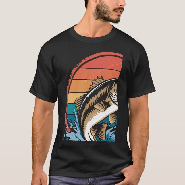 Funny Fishing Fisherman T-Shirt (Front)