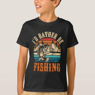 Funny Fishing For Men Women Boy Kids Funny Bass Da T-Shirt