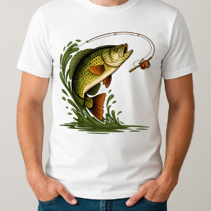 funny fishing from reel cool dad T-Shirt