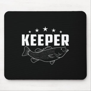Funny Fishing Gear Keeper  Mouse Pad