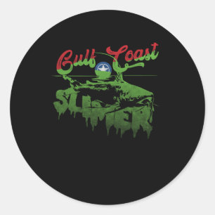 Funny Fishing Gifts Gulf Coast Gafftopsail Aka Sli Classic Round Sticker