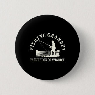 Funny Fishing Grandpa Appreciation Tacklebox Of Wi 2 Inch Round Button