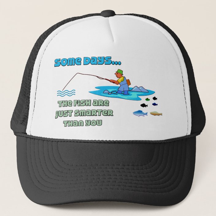 Funny Fishing Hat Fishing Humour Fishing Cap Zazzle.ca
