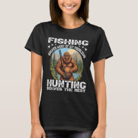 Funny Fishing Hunting Gift Halloween Humour Hunter
