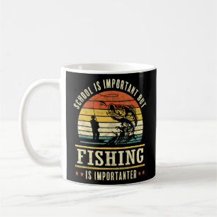 Funny Fishing Is Importanter Fisherman Coffee Mug