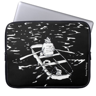 Funny Fishing Laptop Sleeve