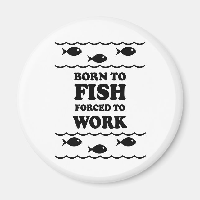 Funny fishing magnet (Front)