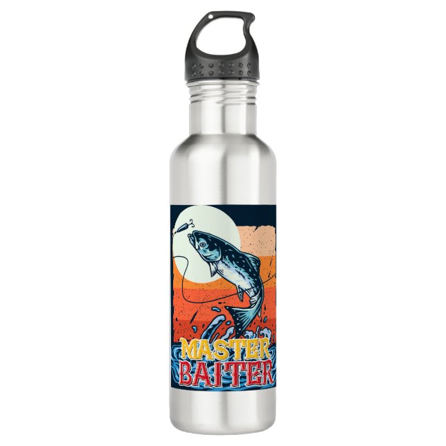 Funny Fishing Master Baiter 710 Ml Water Bottle (Front)