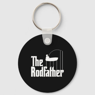 Funny Fishing Meme Of The Rodfather Fishing Rod Keychain