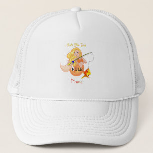 Funny Fishing Mermaid Girl Thunder_Cove  Trucker Hat
