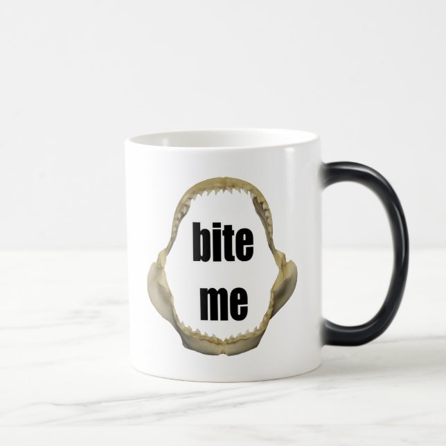 Funny Fishing Mug  Fishing Humour Fishing Bite Me (Right)