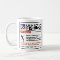 Funny Fishing Mug Prescription Design 