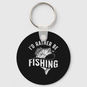 Funny Fishing Novelty Design For Men Women Kids Fi Keychain