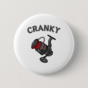 Funny Fishing Reel Pun Shirt For Fishermen 2 Inch Round Button