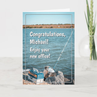 Funny Fishing Retirement Card