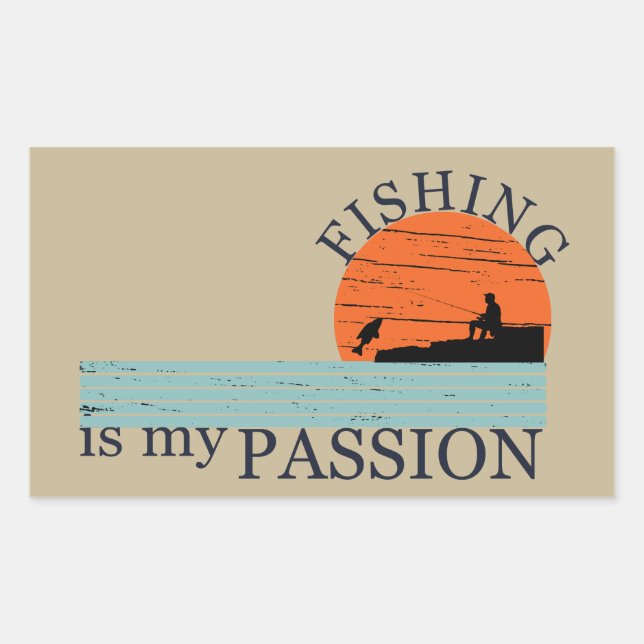 Funny fishing saying sticker (Front)
