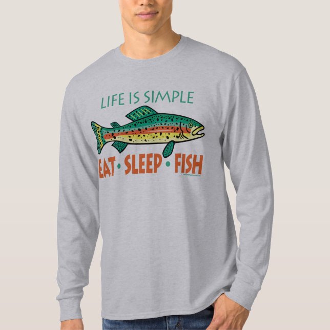 Funny Fishing Saying T-Shirt (Front)