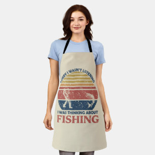 Funny fishing sayings  apron