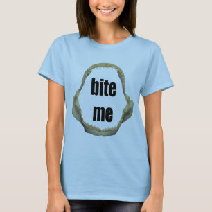 Funny Fishing Shirt Fishing Humour Fishing Bite Me