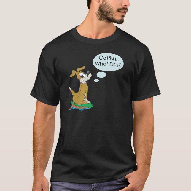 Funny Fishing Shirt Fishing Humour Fishing Catfish (Front)