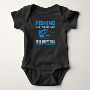 Funny Fishing T-shirt Baby Bodysuit
