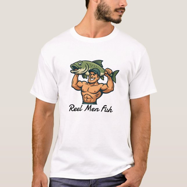 Funny Fishing T-Shirts for Men (Front)