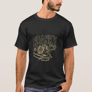 Funny Fishing Tee For Men, Cranky Fishing Tee Reel