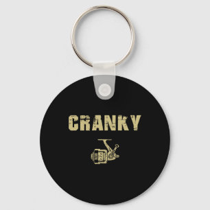 Funny Fishing Tee For Men Funny Cranky  Keychain