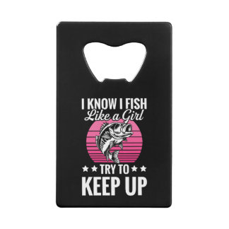 Funny Fishing Theme Bottle Opener Credit Card Bottle Opener