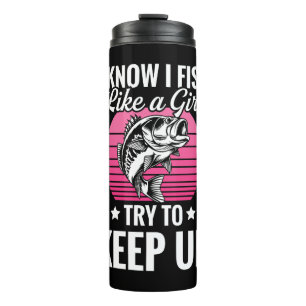 Funny Fishing Themed Thermal Tumbler
