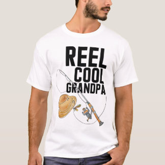 Funny Fishing Vintage Reel Cool Grandpa T-Shirt