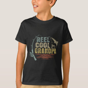 Funny Fishing Vintage Reel Cool Grandpa T-Shirt