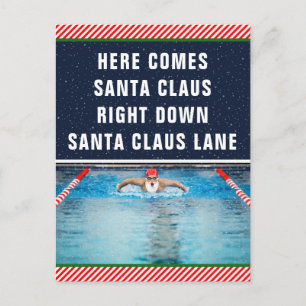 Funny Fitness Centre Christmas Postcard