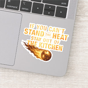 Funny Flaming Pickleball Kitchen Graphic Dink Life