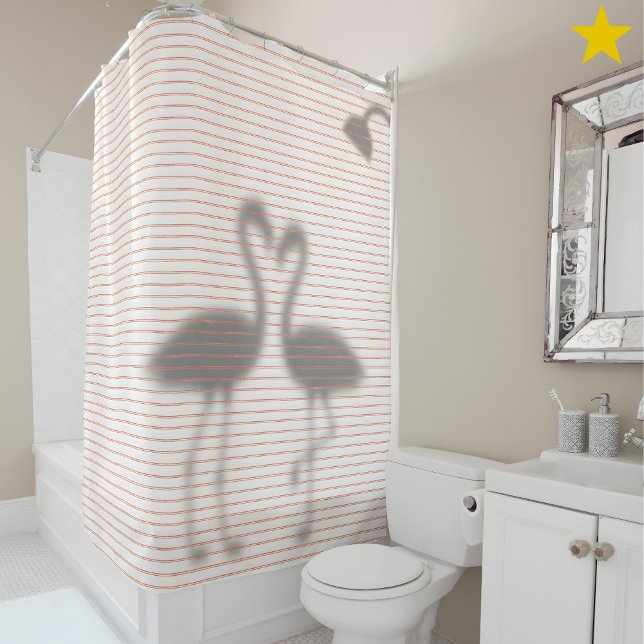 Funny Flamingo Shadow Pink Stripe (Creator Uploaded)