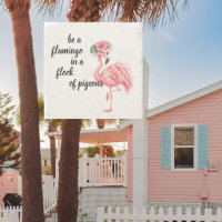 Funny Flamingo Tropical Beachy