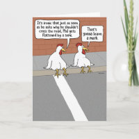 Funny Flattened Chicken Get Well