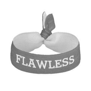 Funny Flawless Black and White Hair Tie