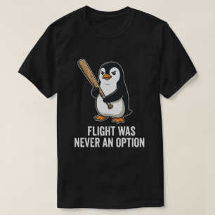 Funny Flightless Bird Penguin Design T-Shirt