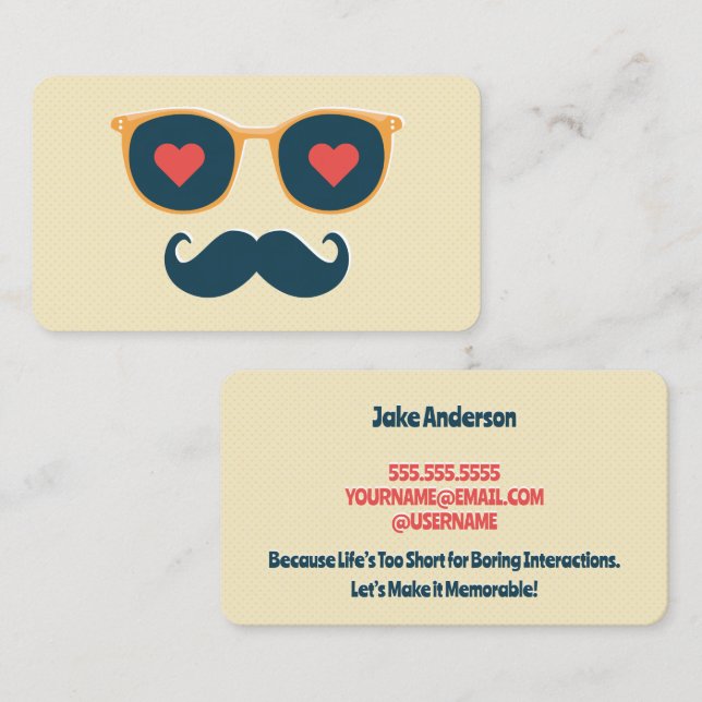 Funny Flirting Business Card (Front/Back)